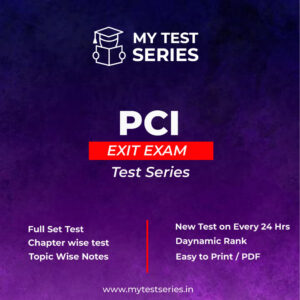 D Pharmacy Exit Exam : PCI
