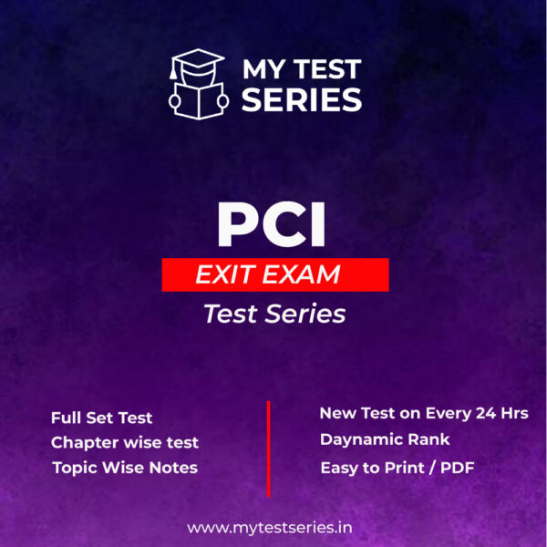 D Pharmacy Exit Exam : PCI