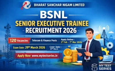 BSNL Senior Executive Trainee Recruitment 2026 Notification Out for 120 SET Posts