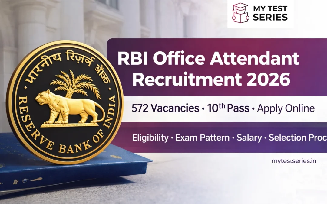 RBI Office Attendant Recruitment 2026 – Complete Guide (572 Vacancies, Apply by 4 Feb!)