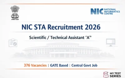 NIC STA Recruitment 2026: Apply Online for 376 Scientific/Technical Assistant ‘A’ Posts