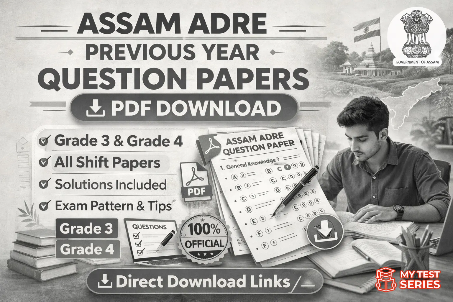 assam-adre-question-papers-pdf-download Assam ADRE previous year question papers PDF download for Grade 3 and Grade 4