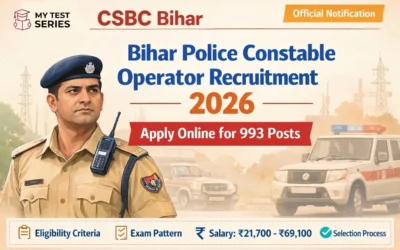 Bihar Police Constable Operator Recruitment 2026 – Apply for 993 Posts, Eligibility, Exam Pattern, Salary