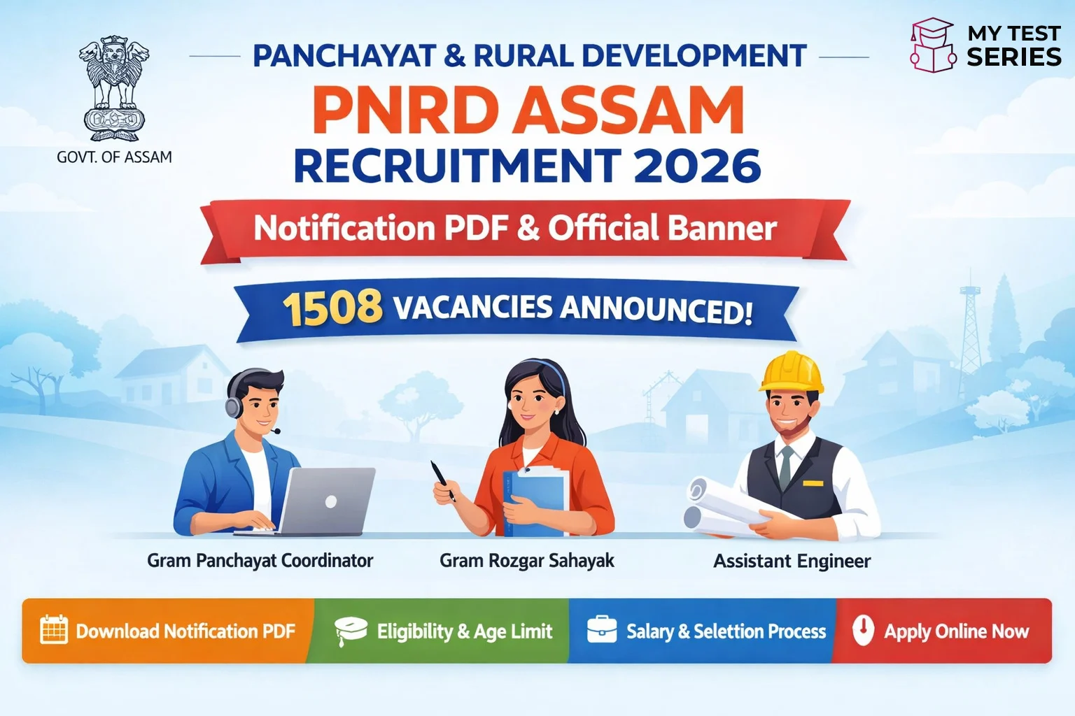 pnrd-assam-recruitment-2026-notification-banner PNRD Assam Recruitment 2026 Official Notification Banner