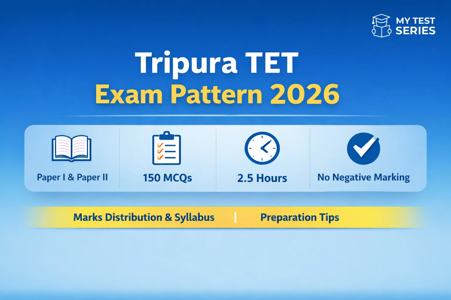 Tripura TET Exam Pattern 2026