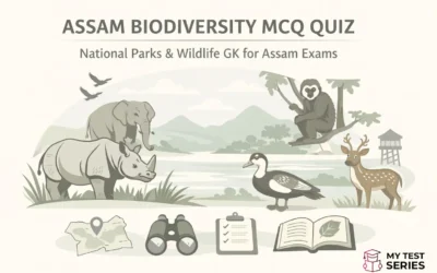 Assam Biodiversity MCQ Quiz 2026 | National Parks Wildlife GK for ADRE APSC Exam