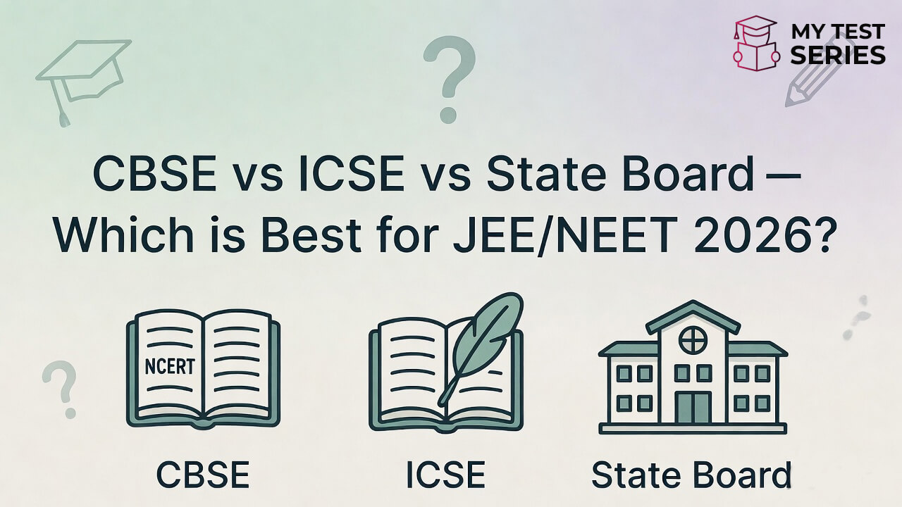 alt="CBSE vs ICSE vs State Board comparison for JEE NEET 2026 – Which board is best?