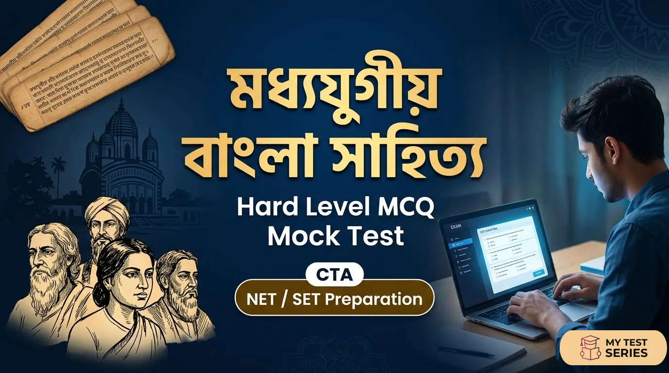 মধ্যযুগীয় বাংলা সাহিত্য MCQ অনলাইন CBT মক টেস্ট পরীক্ষার প্রস্তুতির জন্য