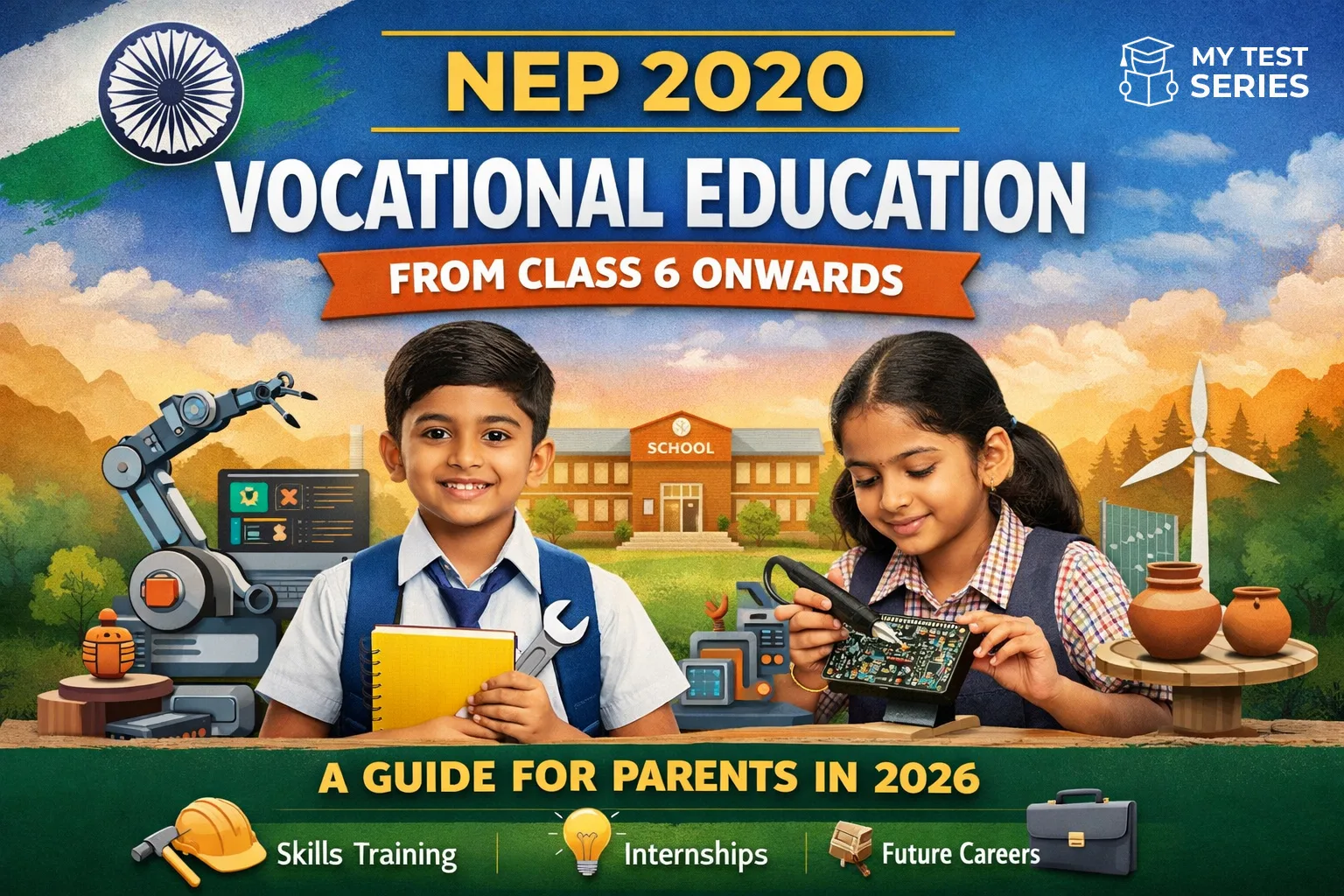 NEP 2020 Vocational Education From Class 6 – Skill Development Guide NEP 2020 vocational education from class 6 skill development program for students in India 2026