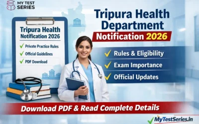Tripura Health Department Notification 2026 PDF – Complete Details, Rules, Eligibility & Exam Importance