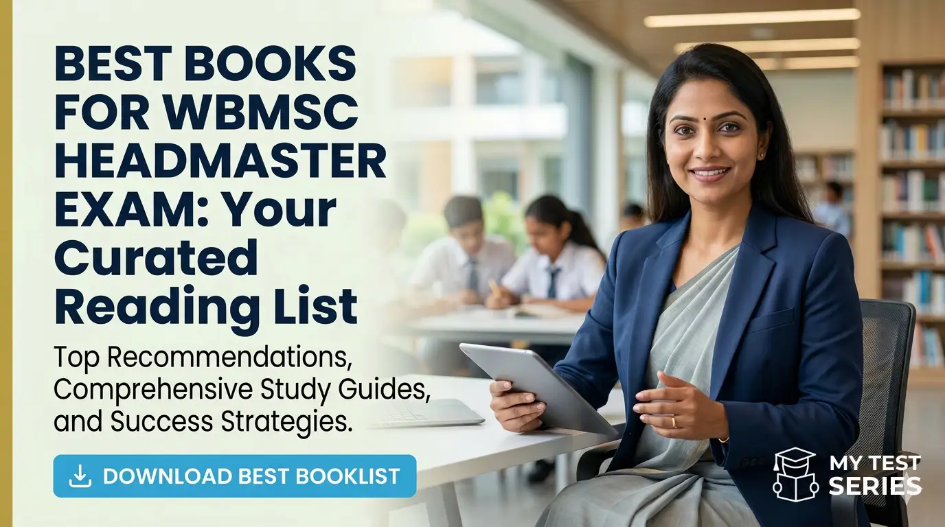 Recommended study materials and best books for the WBMSC Headmaster recruitment exam 2026.