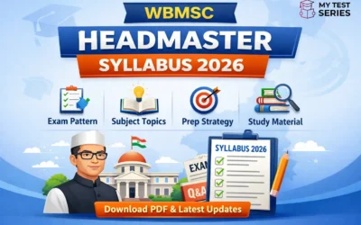 WBMSC Headmaster Syllabus 2026, Exam Pattern, Subject Wise Topics