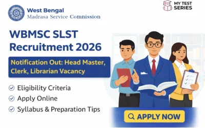 WBMSC SLST Recruitment 2026 Notification – Head Master, Clerk, Librarian Vacancy West Bengal