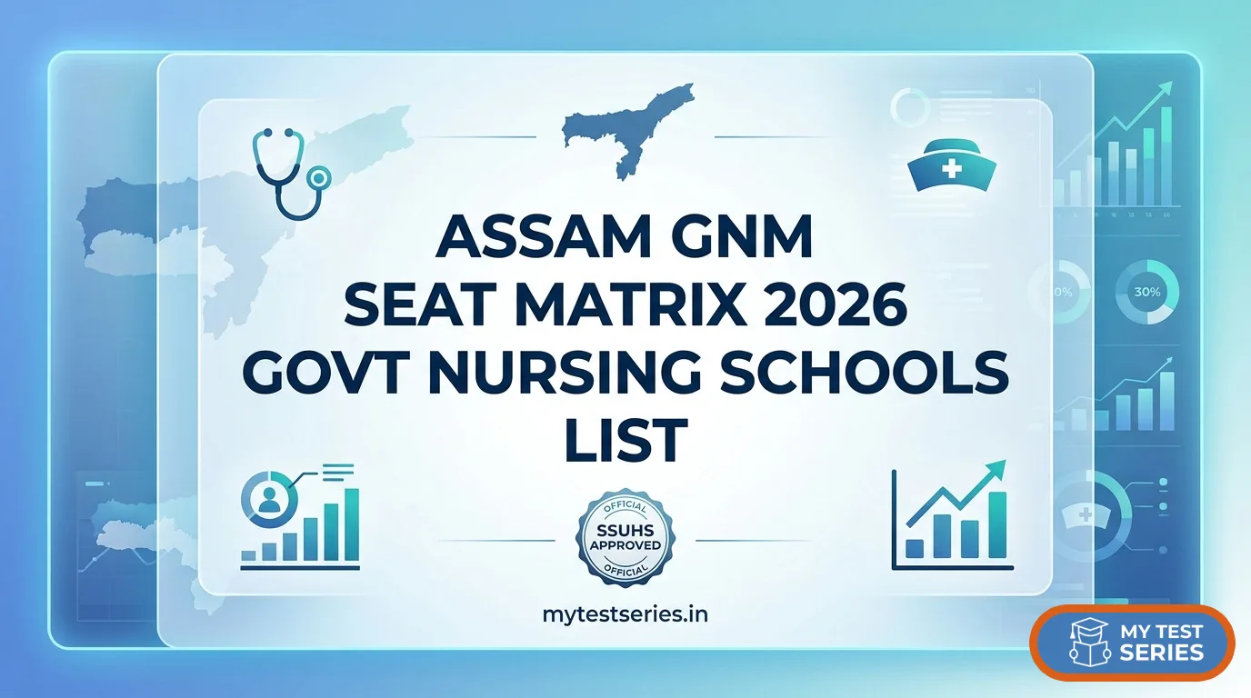 SSUHS GNM Seat Matrix 2026 Government Nursing Schools in Assam list table