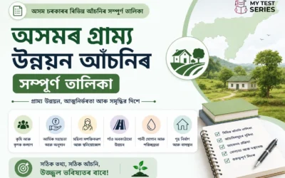 অসমৰ গ্ৰামীণ উন্নয়ন আঁচনিসমূহ সম্পূৰ্ণ তালিকা 2026 — Finance Commission, PMGSY, PMAY-G, MGNREGA, NRLM অসমীয়া গাইড | MyTestSeries