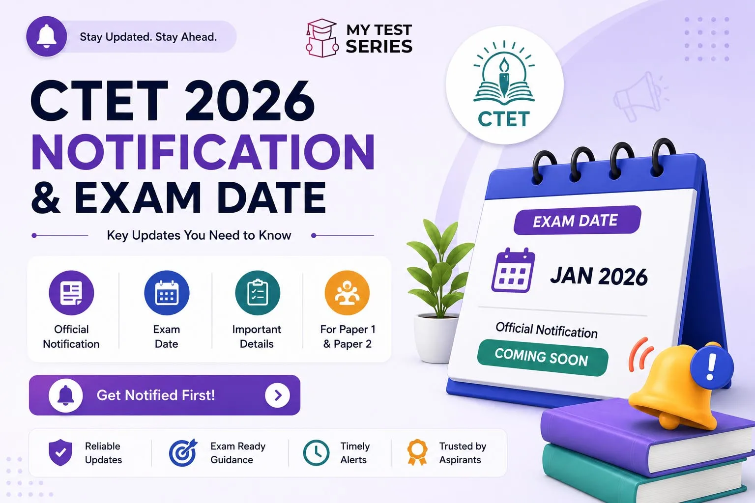 CTET 2026 Notification Out | Exam Date September 6, 2026