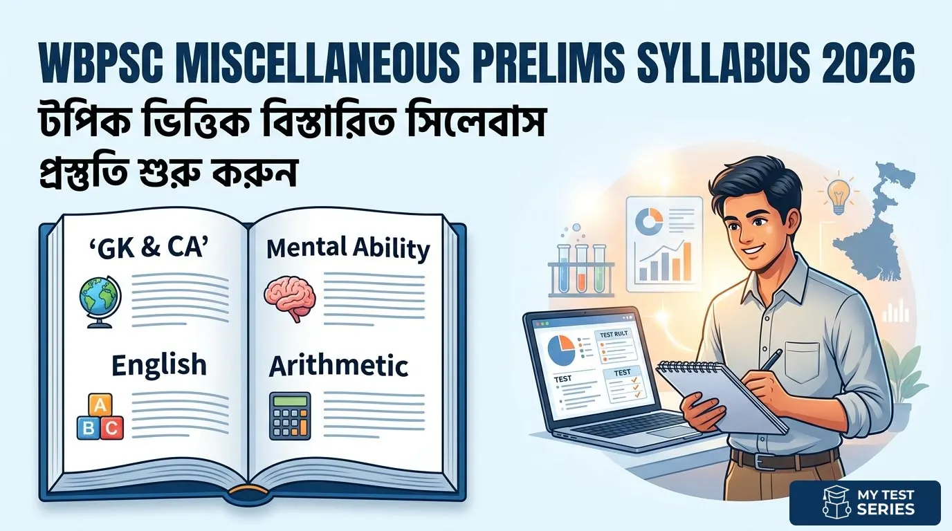WBPSC Miscellaneous Prelims Syllabus 2026 Topic-wise in Bengali