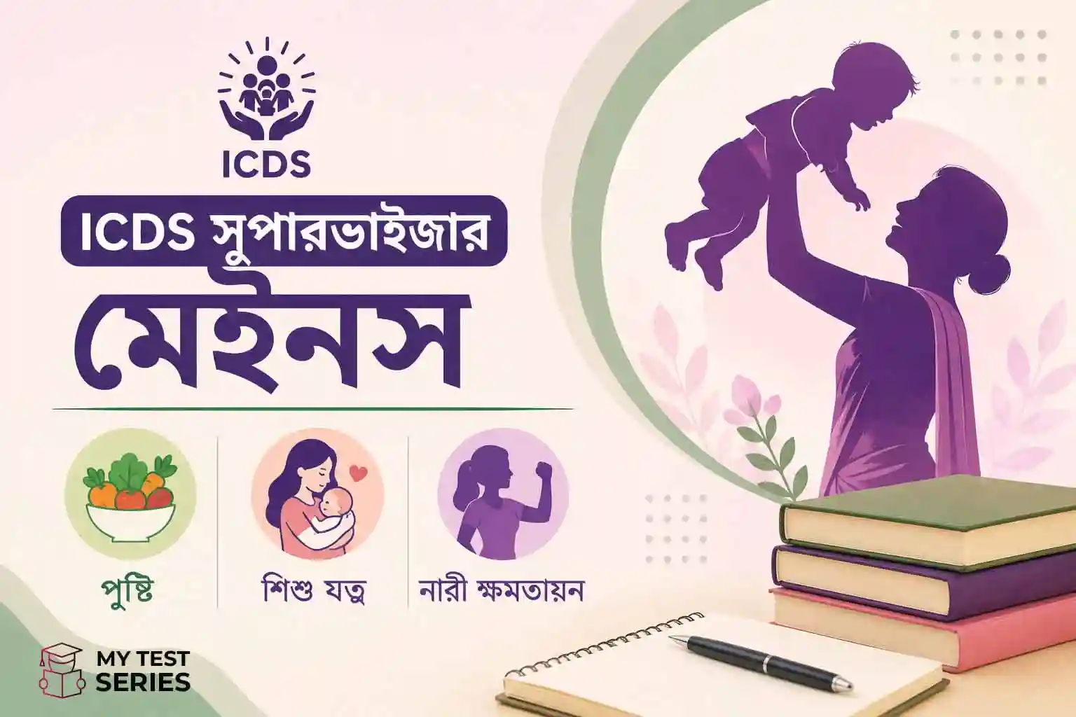 WBPSC ICDS Supervisor Mains Paper III (General Studies)-এর Nutrition, Child Care Basics ও Women Empowerment