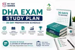 DHA Exam 30-day study plan and preparation schedule