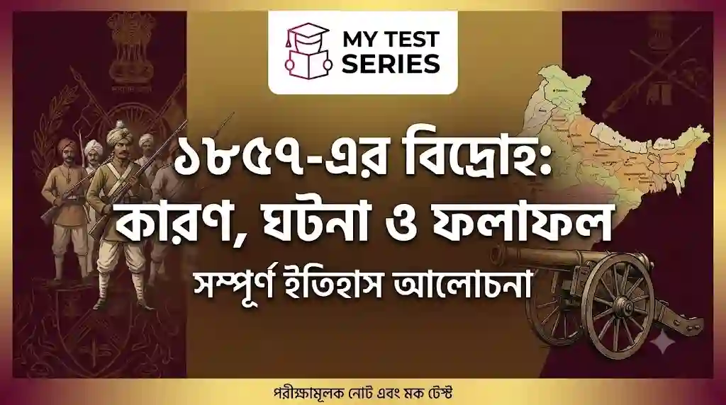 1857-er Bidroho: Karon, Ghotona o Pholaphol 1857 Revolt Bengali History Notes - Causes, Course, and Consequences by MY TEST SERIES