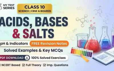 Acids, Bases and Salts Class 10: pH Scale, Indicators & Solved Examples