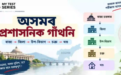 অসমৰ প্ৰশাসনিক গাঁথনি (Administrative Structure of Assam) — ৰাজ্যৰ পৰা জিলা স্তৰলৈকে সম্পূৰ্ণ নোটছ