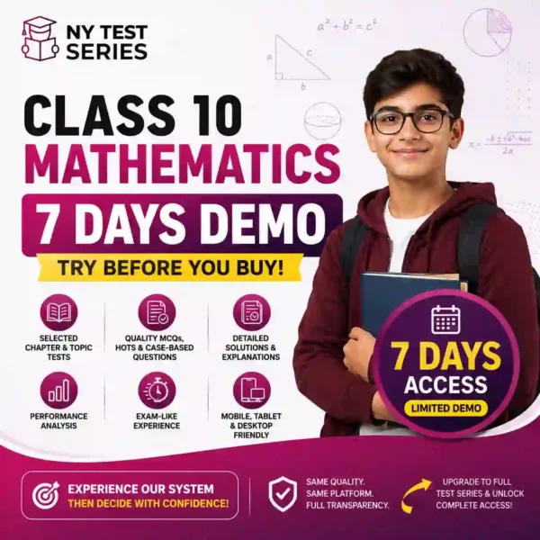 Class 10 Mathematics 7 Days Demo Test Series by MyTestSeries