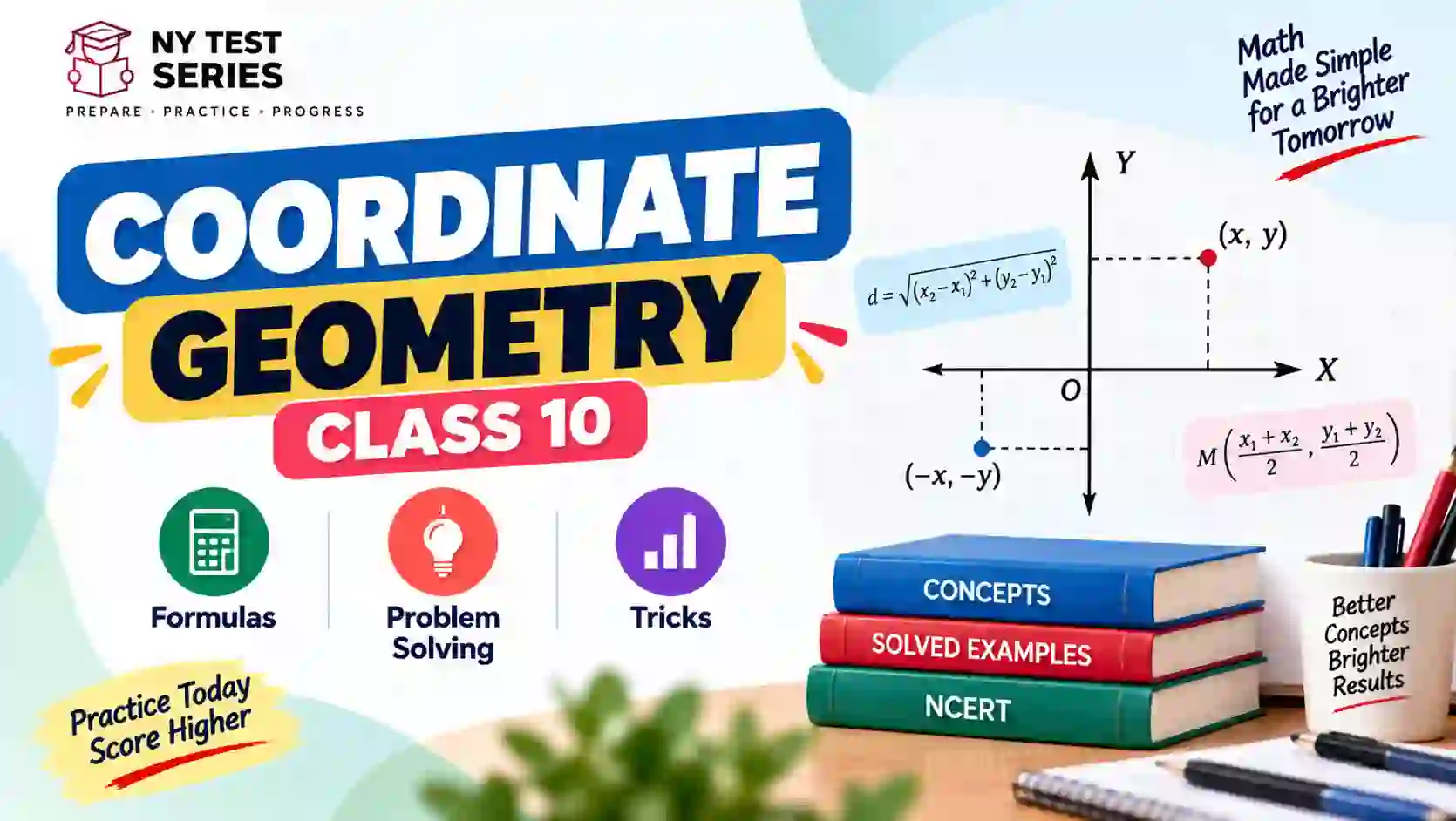 Coordinate Geometry Class 10 formulas and problem-solving tricks