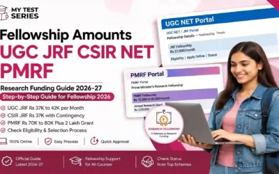 UGC JRF, CSIR NET & PMRF Fellowship Amounts 2026–27