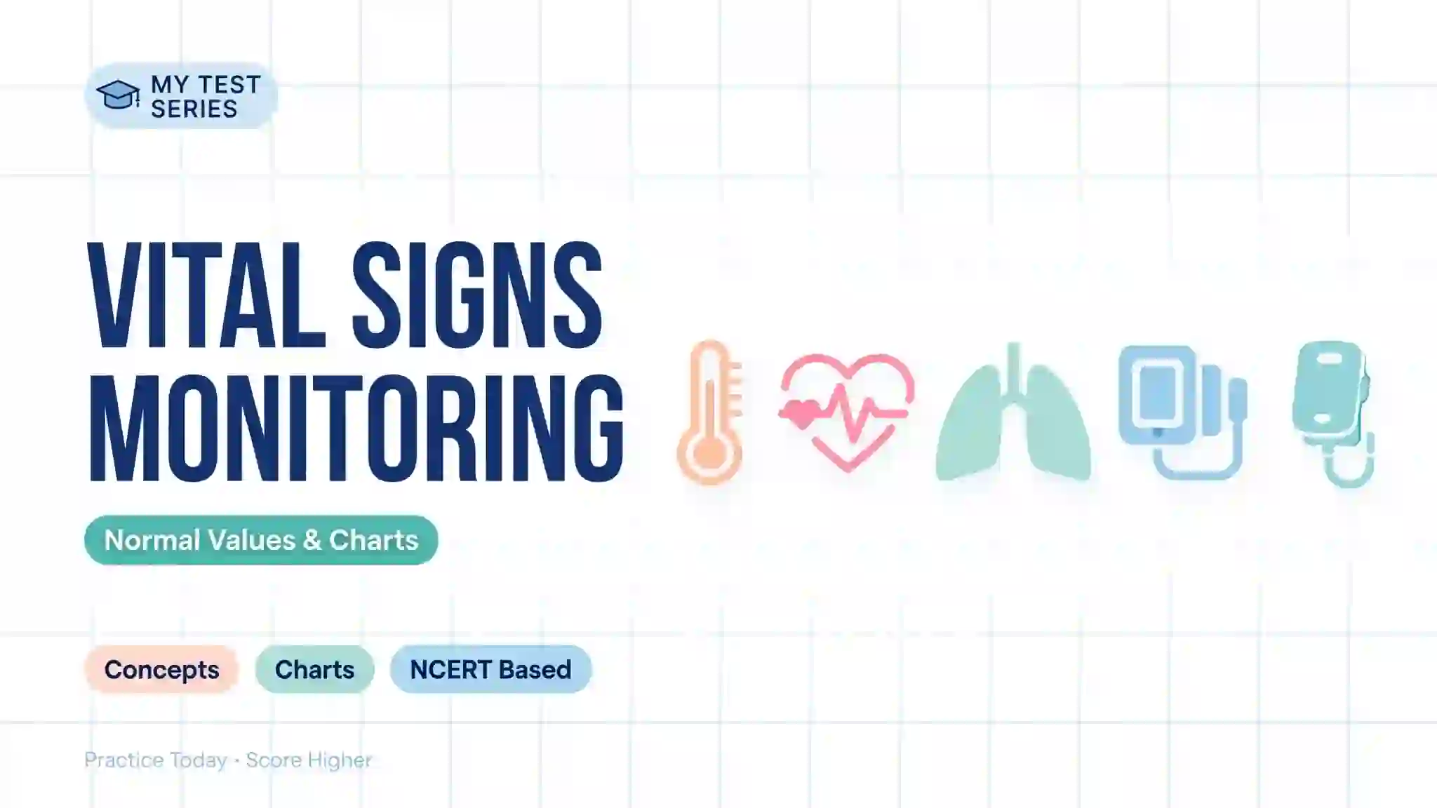 Vital Signs Monitoring – Complete Notes with Normal Value Charts | My Test Series Vital Signs Monitoring Normal Values and Charts - Temperature Pulse Respiration Blood Pressure SpO2 ranges for nursing exams