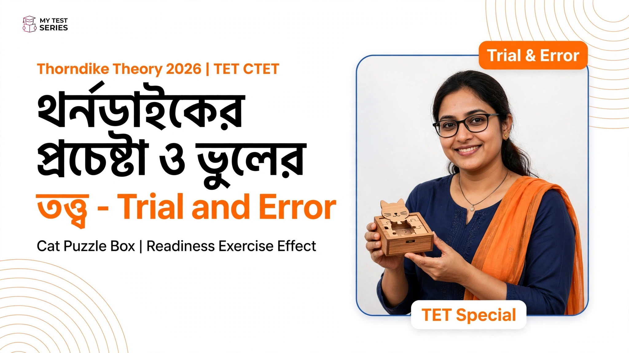 থর্নডাইকের প্রচেষ্টা ও ভুলের তত্ত্ব - Thorndike Trial and Error Theory Bengali - Cat Puzzle Box