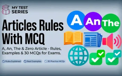 Articles Rules with Examples & MCQ | A, An, The & Zero Article