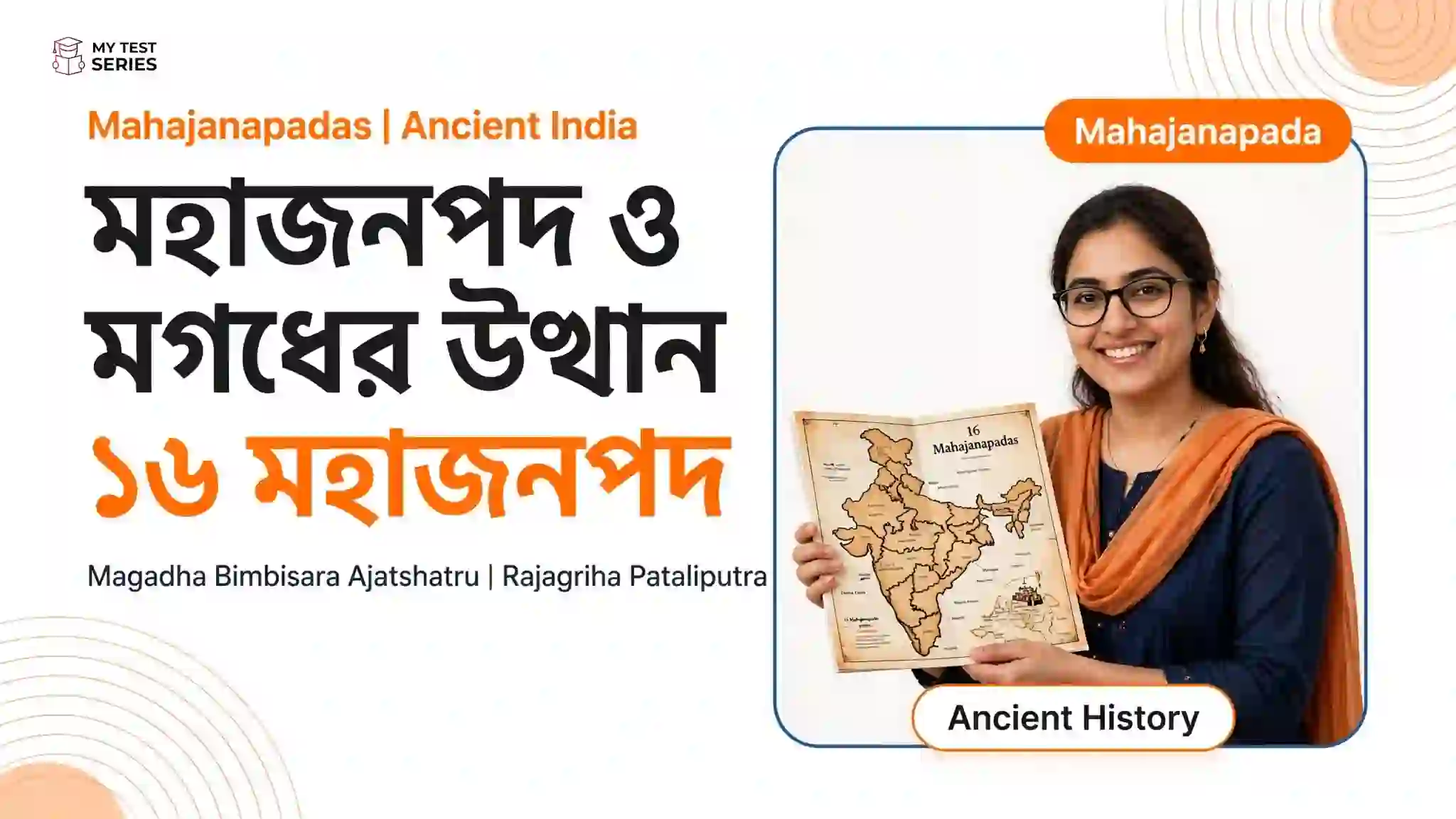 মহাজনপদ ও মগধের উত্থান - ১৬ মহাজনপদ - Mahajanapadas Rise of Magadha Bengali